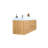 Mitul 58.75 " W Wall Mounted Single Vanity Bathroom Vanity With Acrylic Top-357457694