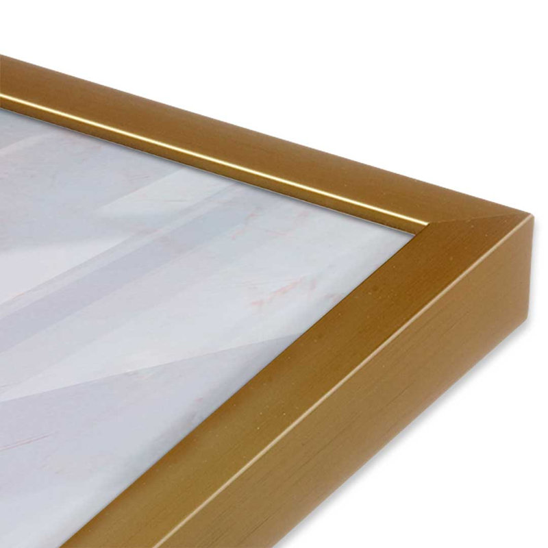 Reproduction d'art Sheldon, Impression sur cadre ouvert sans papier mat, H 30 po x l 30 po, Doré