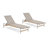 Hargrove Outdoor Patio Aluminum Chaise Lounge, Set Of 2-540166485