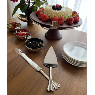 Ensemble de gâteaux et de couteaux Ginkgo
