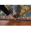 Tapis de couloir vert Kazak