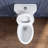Elongated 18.9" Chair Height Two-Piece Toilet, 1.1/1.6 GPF Dual Flush, Soft-Close Seat, MaP 1000g-120149966