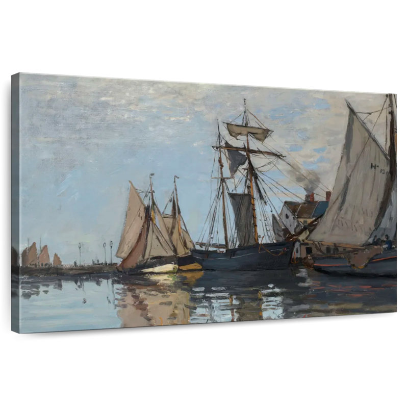 Le port de Honfleur, H 30 po x l 45 po