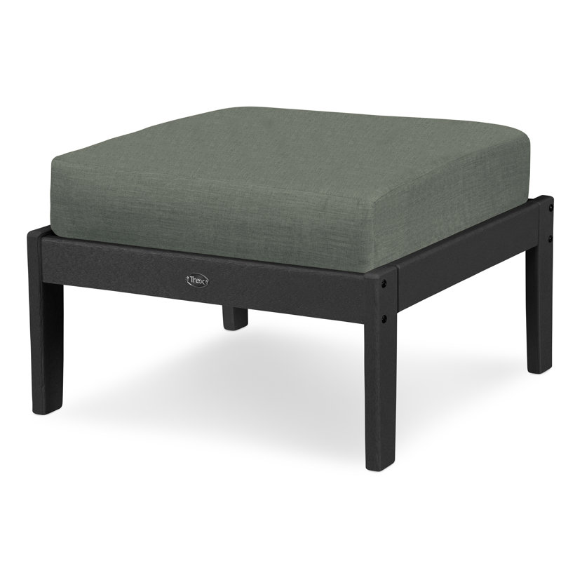 Repose-pieds Yacht Club, Sauge coulée, Noir anthracite