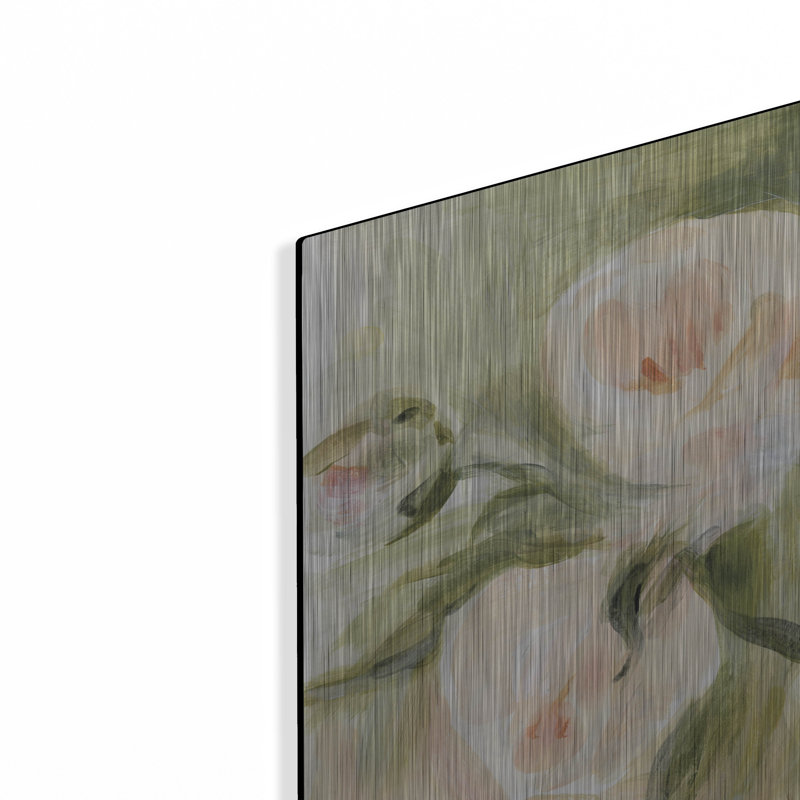 «Afprès Bouquet» par Katrina Pete, art mural en métal, H 16 po x l 24 po