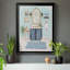 «Blue Bath II», peinture sur toile encadrée-534851859-534851857