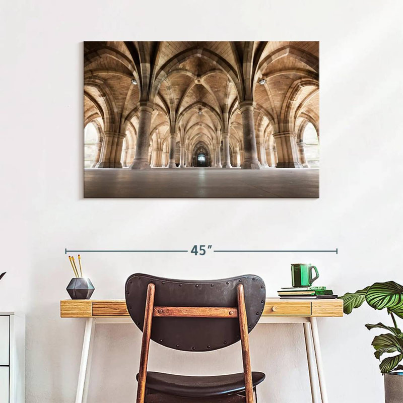 Lilie Glasgow University Cloisters, 26" H x 39" W
