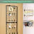 Grid Wall Panels Display Stand - Display Rack with 15 Hooks for Vendor Events Art Display Panels Heavy Duty Floor Standing Movable Detachable Retail Display Stand Wire Grid Tower for Easy Transport