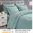 Ruffled Edge Microfiber Bed in a Bag Comforter Set-595734742-595734745