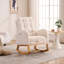 Fauteuil d'appoint avec repose-pieds Accent-1109388554