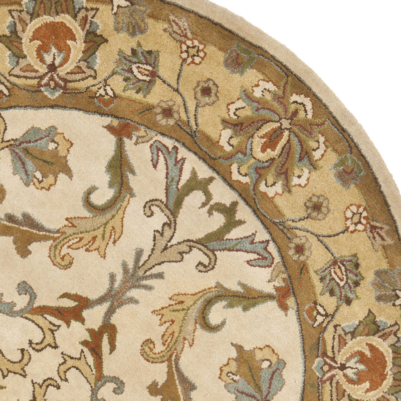 Cranmore Hand Tufted Wool Oriental Rug, Round 6'