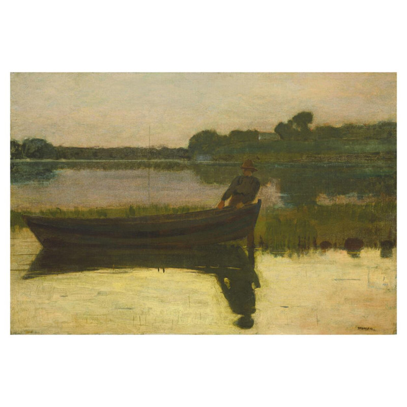 Coucher de soleil par Winslow Homer - Estampe numérique, H 32 po x l 40 po