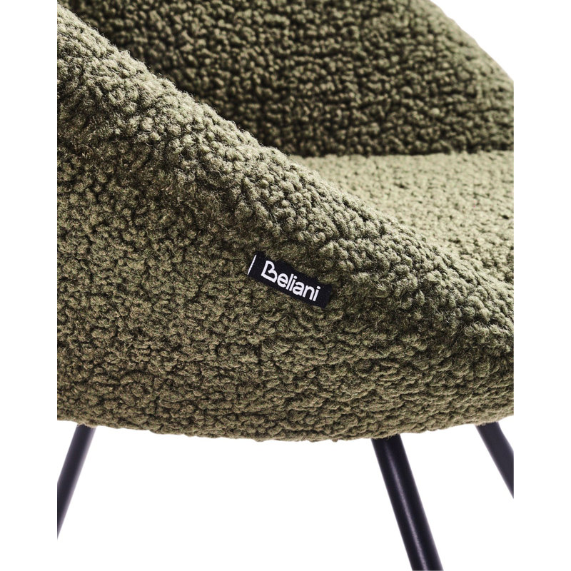 Dining Chair RACHEL Boucle , Green