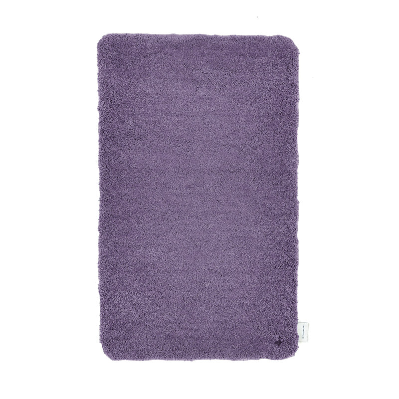 Rectangle Bath Rug, 60 x 100 cm, Purple