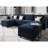 Vashudev 116.6'' Velvet Modular Upholstered Sectional Sofa 8-Pieces Modern Storage Couch-143691480