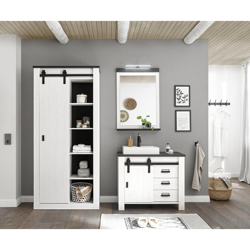 Jackeline Bathroom Suite, White