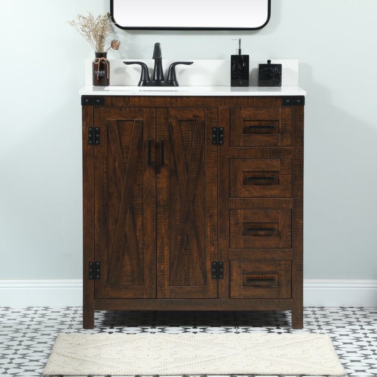 Slayton 32'' Single Bathroom Vanity, Expresso