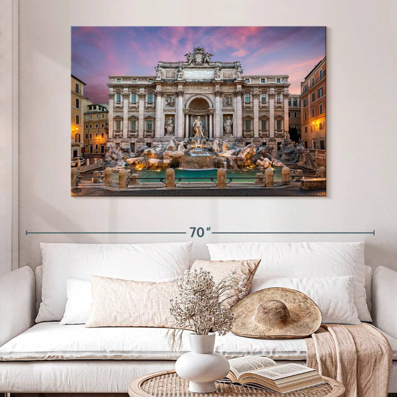 Ravi The Trevi Fountain, 34" H x 51" W