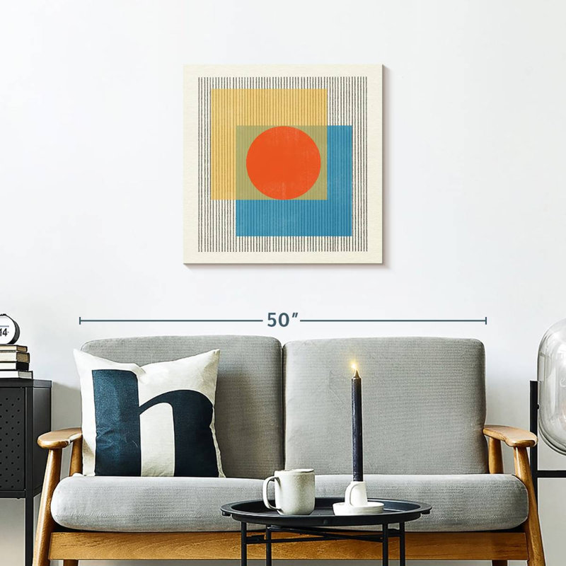 Avery, objet moderne de style Mid-Century n ° 3, H 24 po x l 24 po