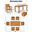 Ensemble de 2 chaises de salle à manger d'extérieur toutes saisons avec siège et dossier incurvés larges en plastique pour l'extérieur extérieur / jardin / piscine / porche / terrasse-120467096