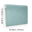 Papier peint en faux lin bleu clair Nuovo-403424163