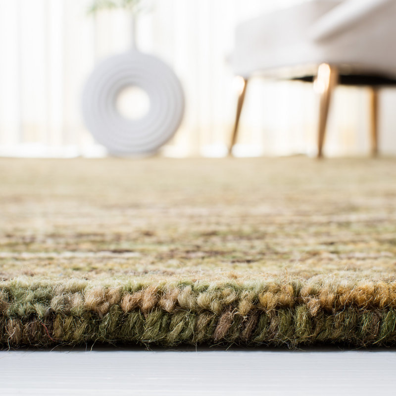 Nashua Hand Tufted Wool Abstract Rug, Round 6'