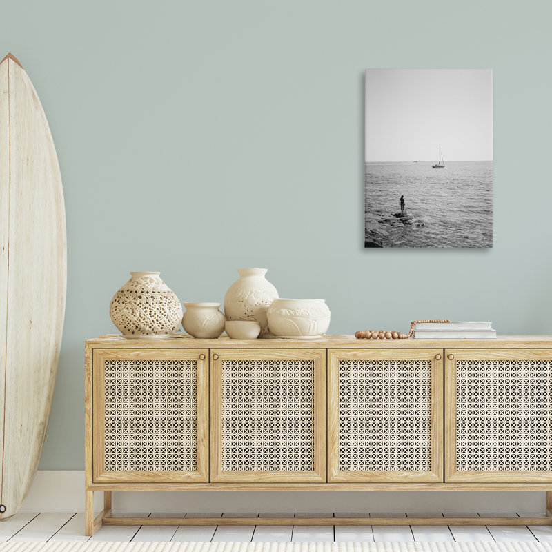 Art mural sur toile debout sur un bord de mer par LSR Design Studio bp-490_CN, H 36 po x l 24 po