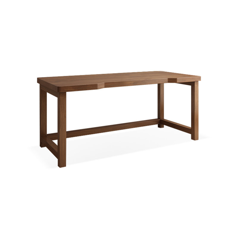 Bureaux rectangulaires en bois massif brun clair, H 29,53 po x l 62,99 po x P 23,62 po
