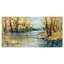 « automne forest river », reproduction sur toile tendue-429151816