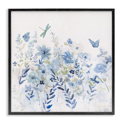 Giclée de jardin délicate bleue par Sally Swatland