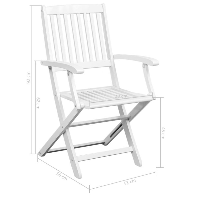Folding Patio Dining Side Chair