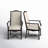 Ciao Bella Upholstered Back Arm Chair-46624507