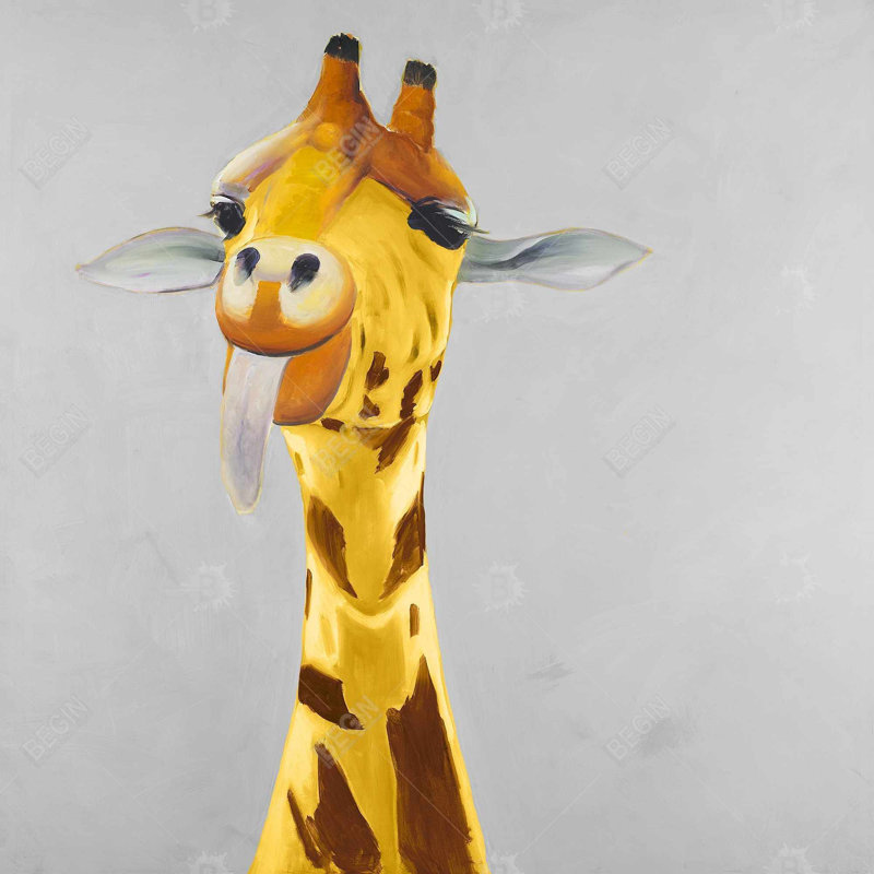 " Funny Giraffe Face "