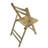 Versatile Solid Wood Folding Chair Of 4 - For Different Room Settings Foldable  4  Rustic Slatted Seat For A Natural Look-1328856909-1328856896