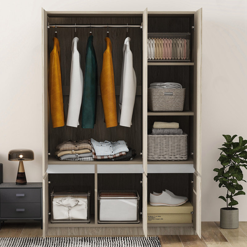 Armoire 6 portes, Brun