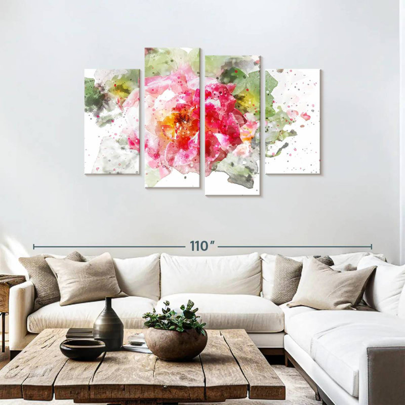 Avery floral en fuchsia