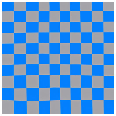 Housses de couette damier bleues et grises
