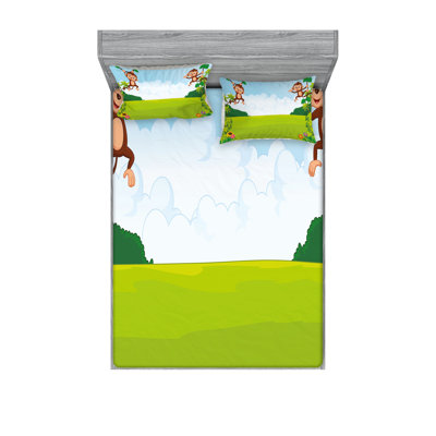Drap-housse et coussin décoratif Ambesonne