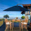 Outdoor 5 - Piece Teak Bistro Set with Cushions