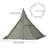 Multiple Function 4 Season Waterproof Lightweight Camping Tents Without Inner Tent