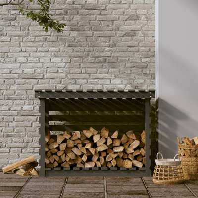 Firewood Rack 108x73x79 cm Solid Wood Pine
