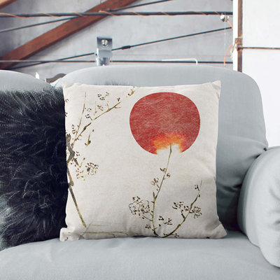 Floral Square Throw Cushion