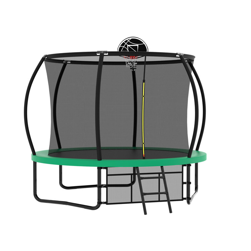 Trampoline citrouille 10 pi, Vert