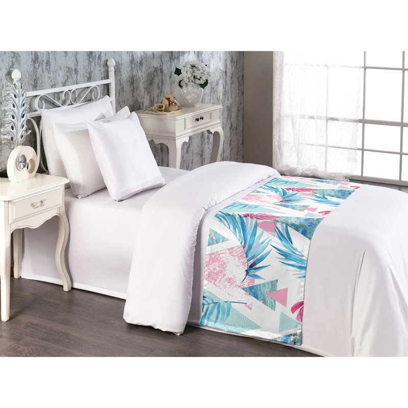 Foulard de lit Ambesonne Tropical Vibes, Lit simple