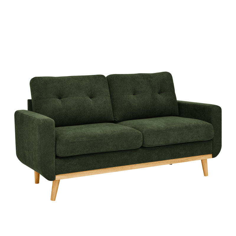 Fauteuil rembourré 67 po de style Mid-Century moderne 67,7 po de largeur