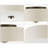 Chantey Linen Flush Mount-1593096541