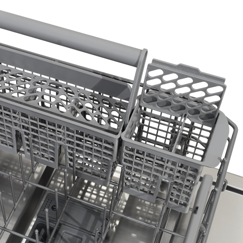 ZLINE Autograph Edition 24" Touch Control Tall Tub Dishwasher in Fingerprint Resistant Stainless Steel, Black