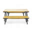 1 table de salle à manger + 2 bancs de salle à manger