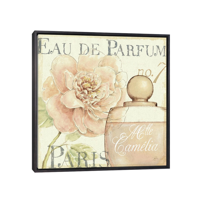 «Fleurs and Parfum II» par Daphne Brissonnet - impression d'art graphique, H 18 po x l 18 po x 1,5 po