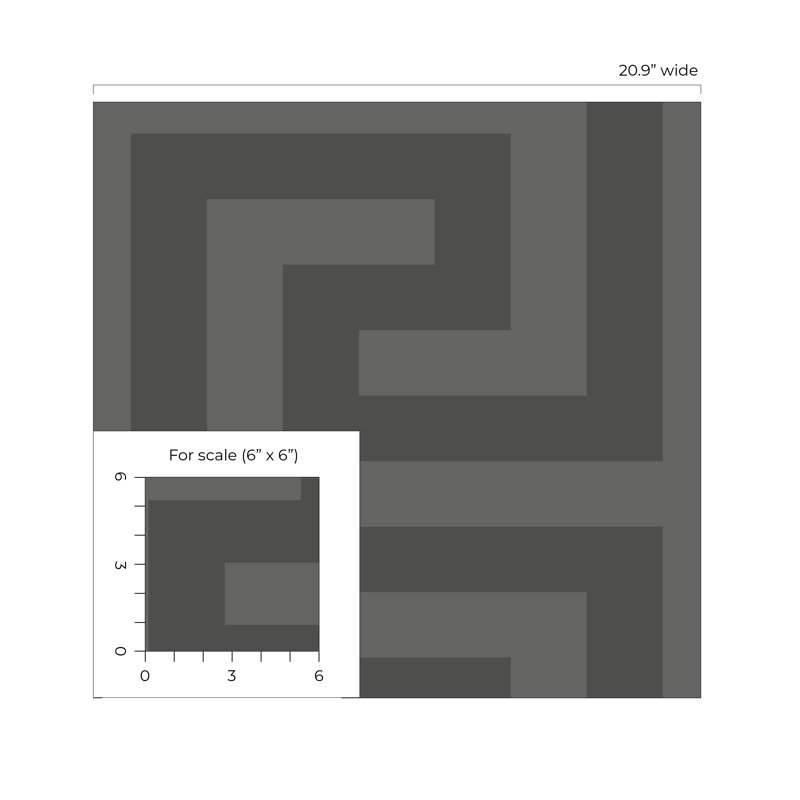 Papier peint auto-adhésif Mercer41, Gris
